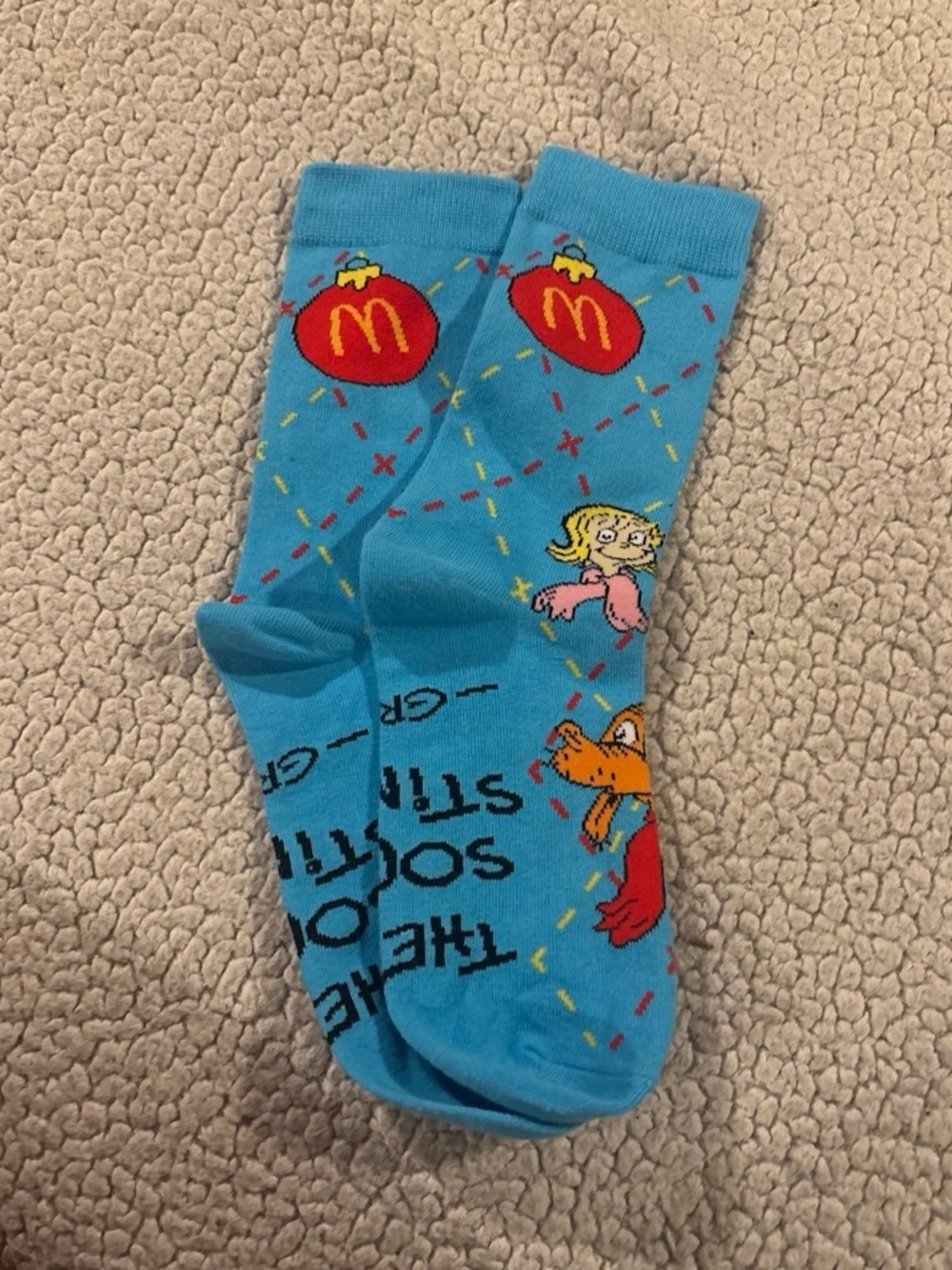 McDonald's Blue Character Crew Socks